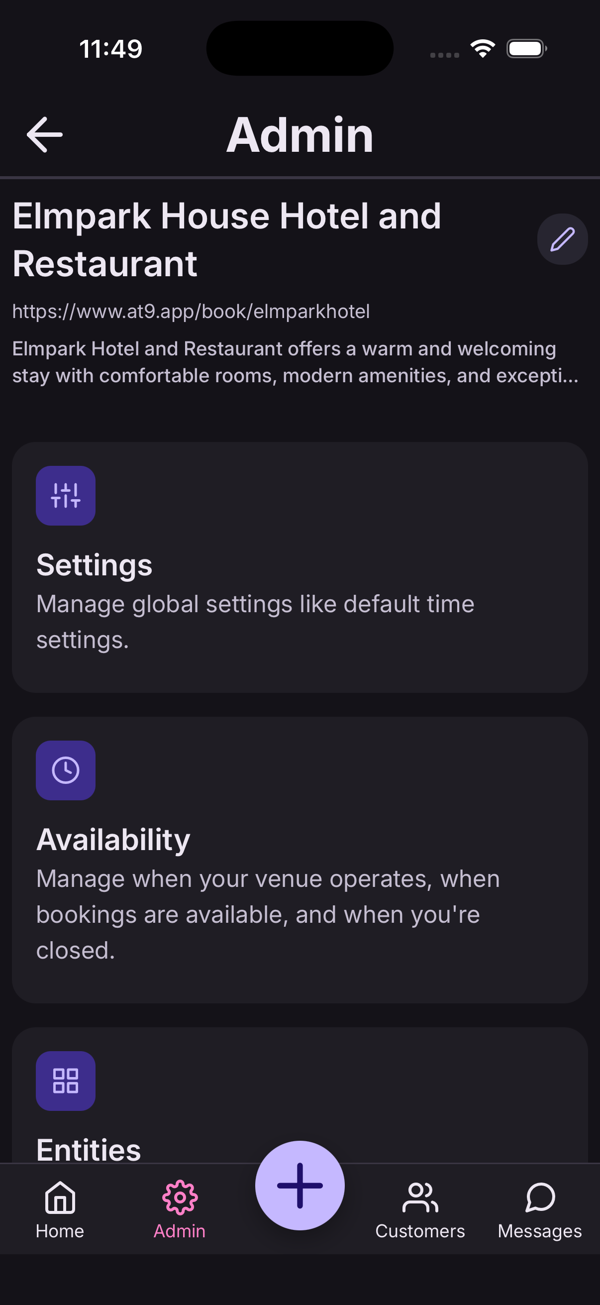 Change name and description step 1